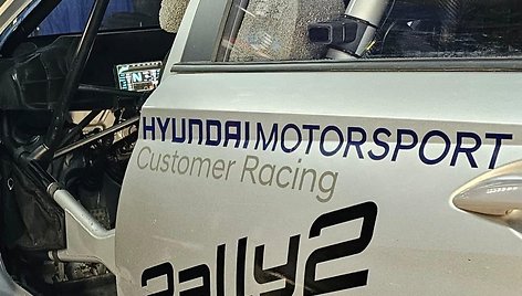 Rokas Steponavičius ir Dovydas Ketvirtis išbandė naujos kartos „Hyundai I20 Rally2“