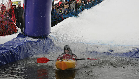 Varžybose &bdquo;Snow Kayak 2014&ldquo; bus nauja kliūtis