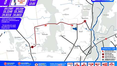 &bdquo;Jusema Rally Ukmergė 2025&ldquo; žemėlapiai