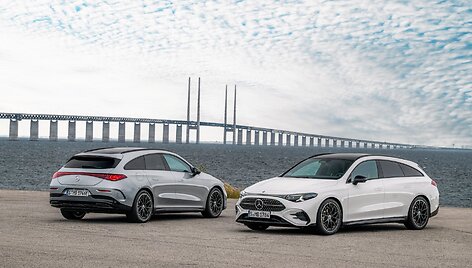 Elektrinis Mercedes &bdquo;CLA Shooting Brake