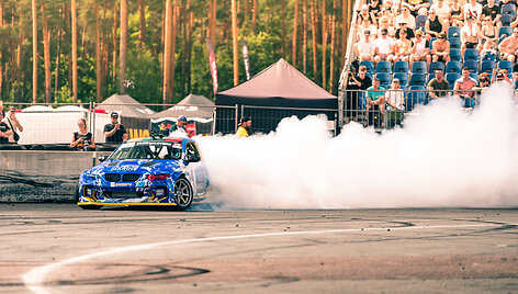 Benediktas Čirba puikiai pasirodė Rygoje, &bdquo;Drift Masters Grand Prix&ldquo;