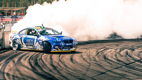 Benediktas Čirba puikiai pasirodė Rygoje, &bdquo;Drift Masters Grand Prix&ldquo;
