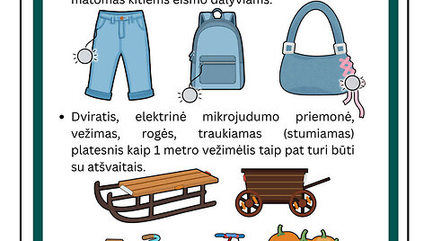 &Scaron;viesą atspindintys elementai