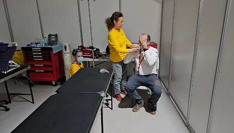 Aidas Bubinas Dakaro bivako medicinos centre