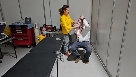 Aidas Bubinas Dakaro bivako medicinos centre