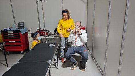 Aidas Bubinas Dakaro bivako medicinos centre