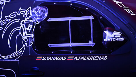 Benedikto Vanago automobilis i&scaron;vyko į Dakarą