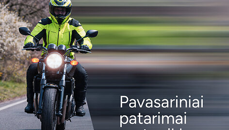 Kad kelionė motociklu būtų saugi