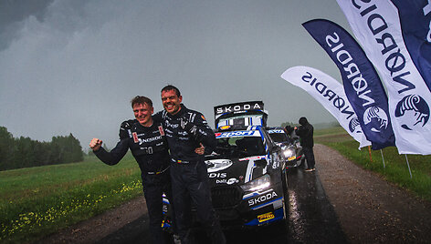 Rally Auk&scaron;taitija laimėjo Vaidotas Žala ir Ugnius 