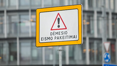 Eismo ribojimai Vilniuje