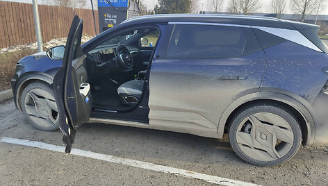 Dariaus Grinbergo kelionė elektromobiliu &bdquo;Renault Scenic&ldquo; į Latviją