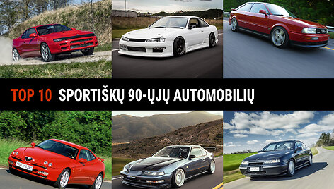 10 sportinių automobilių