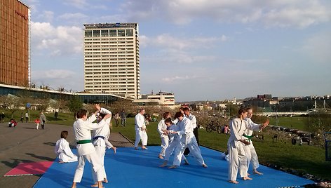 Aikido prie Vilniaus sakurų