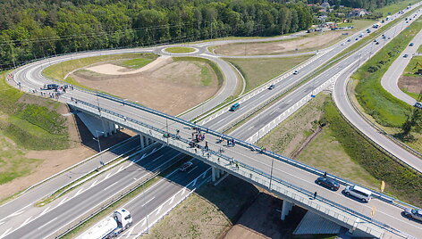 Kaune atidarytas A&scaron;igalio viadukas