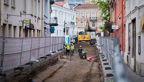 Rekonstruota Trakų gatvė Vilniuje, pirmasis etapas