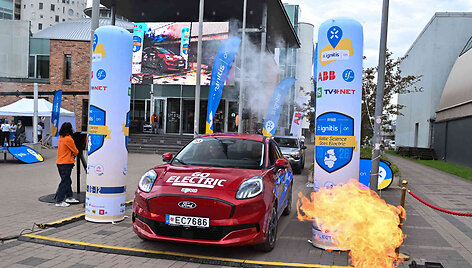 Elektromobilių varžybų  &bdquo;Ignitis ON&ldquo; fini&scaron;as