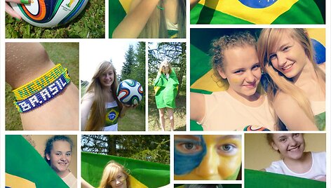 Konkursas &bdquo;A&scaron; &ndash; futbolo aistruolis. Patricija ir Ieva.