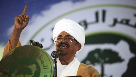 Sudano prezidentas Omaras Hassanas al-Bashiras