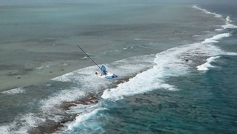 „Vestas Wind“ jachta patyrė avariją