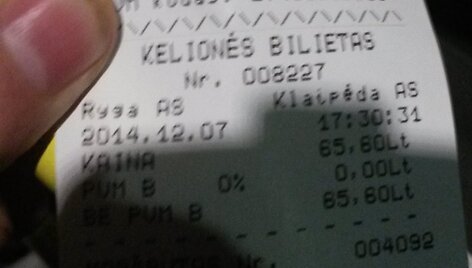 Kelionės bilietas