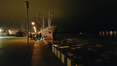 Stintų gaudytojai Klaipėdoje