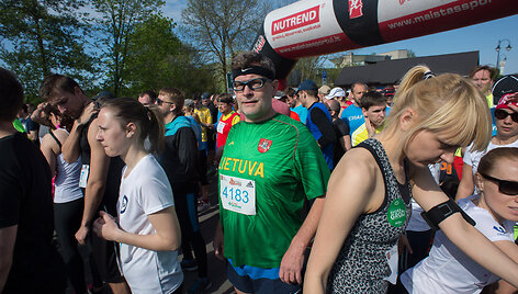 Pusės maratono bėgimas Trakuose