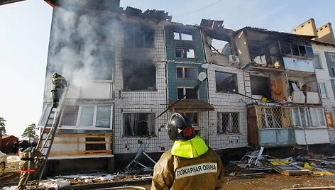 Namas pamaskvyje po sprogimo