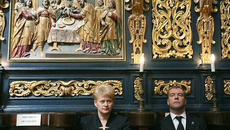 Dalia Grybauskaitė ir Dmitrijus Medvedevas