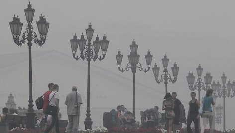 Rytinis smogas Maskvoje