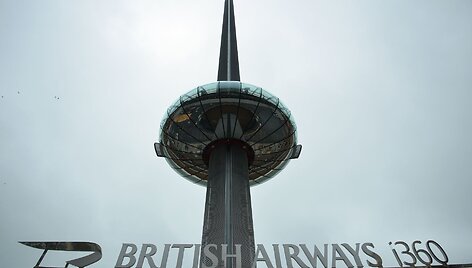 &bdquo;British Airways&ldquo; statytas 161 metrų auk&scaron;čio apžvalgos bok&scaron;tas &bdquo;i360&ldquo; 