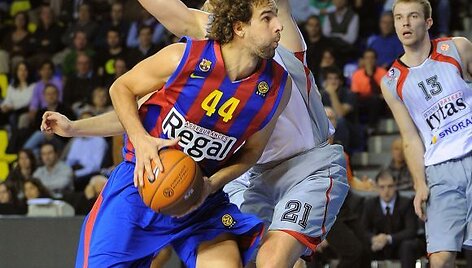 Eurolyga: &bdquo;Barcelona&ldquo; prie&scaron; &bdquo;Lietuvos rytą&ldquo;