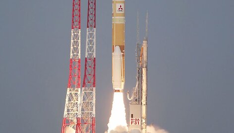 Japonai paleido mangų pie&scaron;iniais papuo&scaron;tą raketą H-IIA