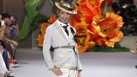 Britų dizaineris Johnas Galliano 2011 m. vasario 25 d. 
