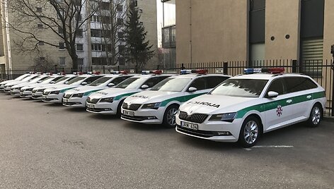 Naujieji policijos automobiliai
