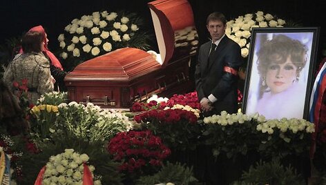 Liudmilos Gurčenko laidotuvės Maskvoje