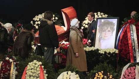 Liudmilos Gurčenko laidotuvės Maskvoje