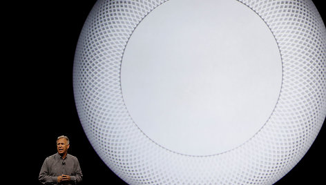 „Apple“ naujoji garso kolonėlė „HomePod“