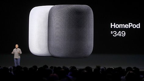 „Apple“ naujoji garso kolonėlė „HomePod“