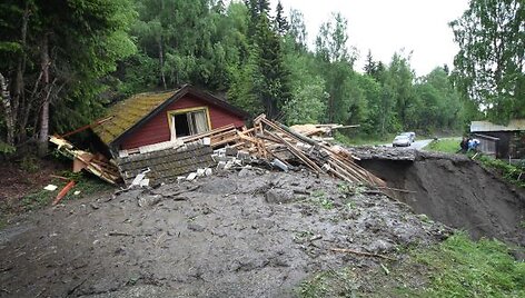 Potvynis skandina Norvegiją