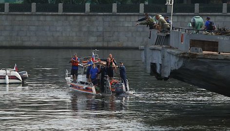 Maskvos upėje nuskendo pramoginis kateris