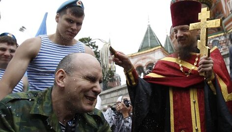 Desantininkų linksmybės Maskvoje