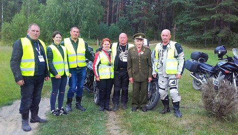 „Ryterna modul Mototourism rally“ lankėsi pas partizanus slėpusį Juozą Jakavonį