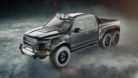 Tikras visureigis: &scaron;e&scaron;iaratis &bdquo;Ford Hennessey VelociRaptor&ldquo;