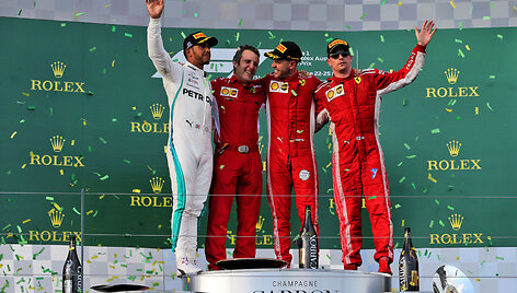 F1 Australijos GP Melburne laimėjo Sebastianas Vettelis