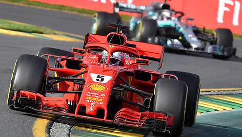 F1 Australijos GP Melburne laimėjo Sebastianas Vettelis