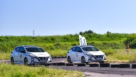 &bdquo;Press ralio&ldquo; elektromobilių klasės dalyviai