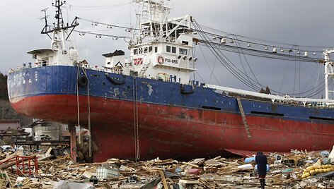 Į krantą i&scaron;mestas laivas &bdquo;Kyotoku-maru&ldquo;