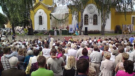 Merkinė &scaron;venčia 650 metų jubiliejų.