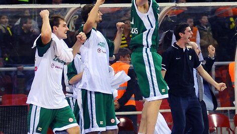 Lemiamose rungtynėse &bdquo;Žalgiris&ldquo; i&scaron;plė&scaron;ė pergalę ir pateko į Eurolygos &bdquo;Top&ndash;16&ldquo;.