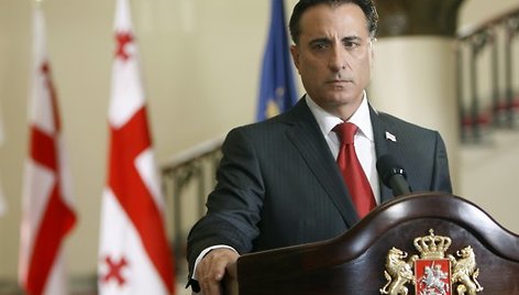 Andy Garcia Gruzijos prezidento Michailo Saakašvilio vaidmenyje